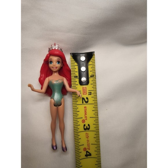 Disney Princess Magiclip Magic Clip Dolls Ariel Tiana Belle Lot of 3 w/Dresses - Picture 5 of 13